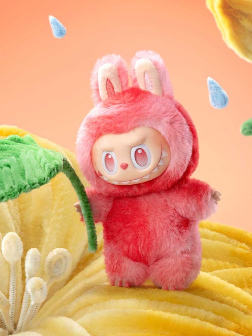 POP MART THE MONSTERS BIG INTO ENERGY LABUBU LOVE PLUSH PENDANT